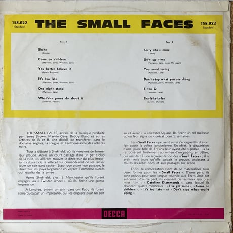 SMALL FACES / The Small Faces