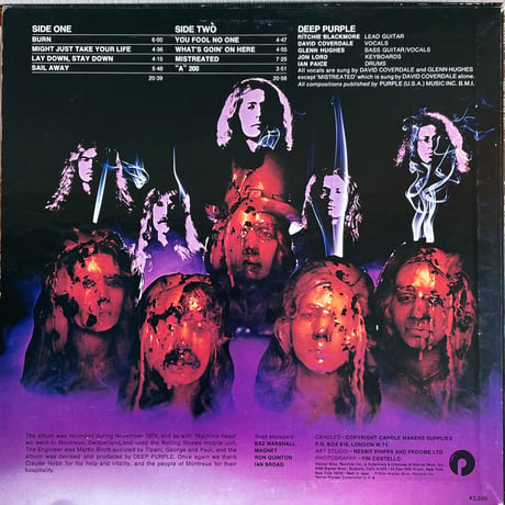 DEEP PURPLE / Burn