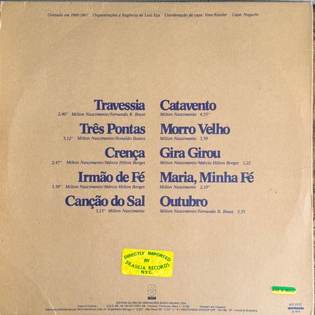 MILTON NASCIMENTO / Travessia