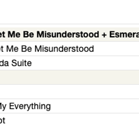 SANTA ESMERALDA / Don't Let Me Be Misunderstood