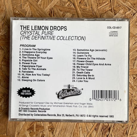 THE LEMON DOROPS / Crystal Pure (The Definitive Collection)
