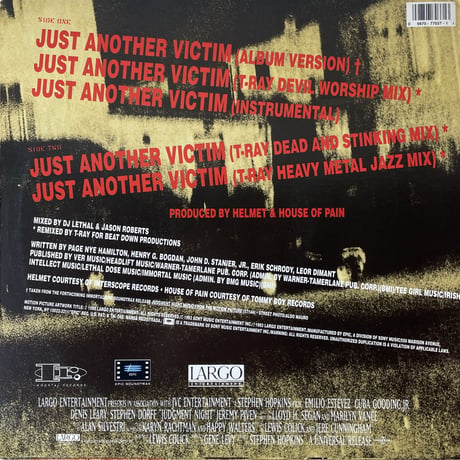 HELMET AND HOUSE OF PAIN / Just Another Victim