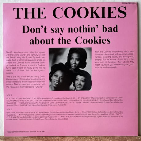 THE COOKIES / Don't Say Nothin' Bad About The Cookies