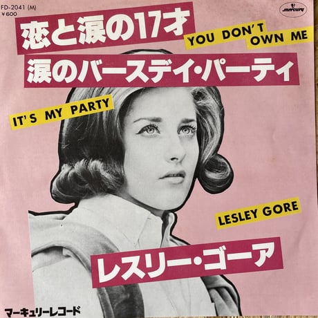 LESLEY GORE / It's My Party / You Don't Own Me