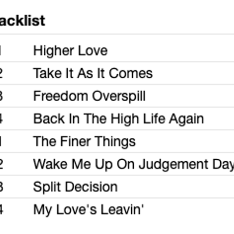 STEVE WINWOOD / Back In The High Life
