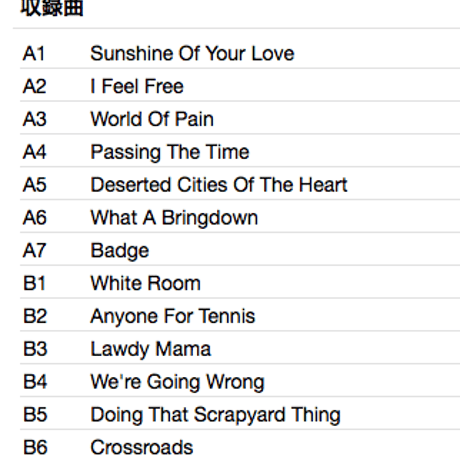 CREAM / Very Best Of Cream