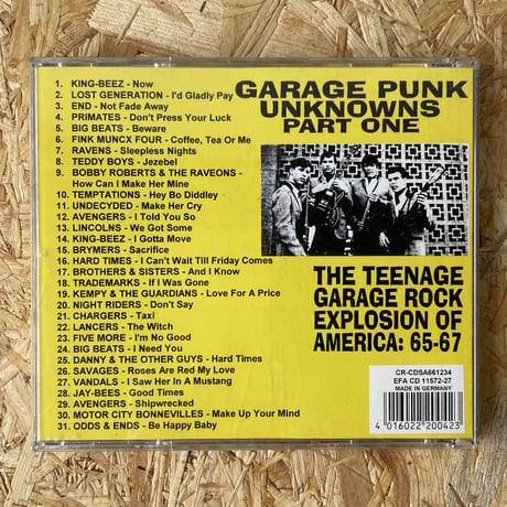 V.A. / Garage Punk Unknowns Part 1