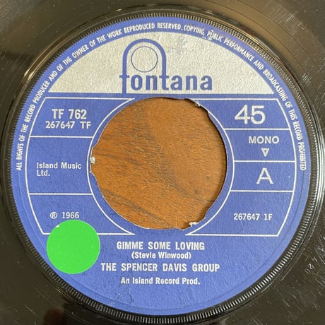 THE SPENCER DAVIS GROUP / Gimme Some Loving