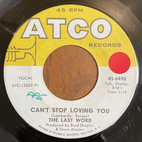 THE LAST WORD / Can't Stop Loving You