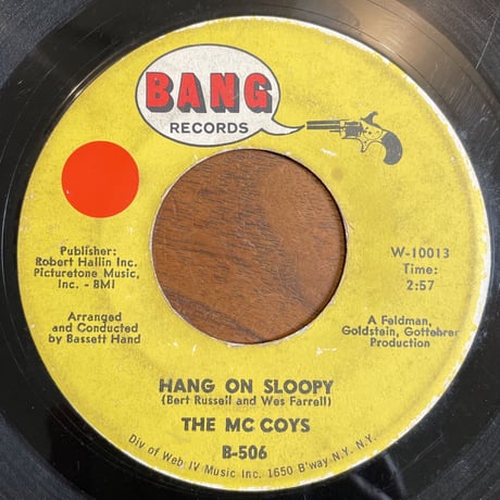 THE McCOYS / Hang On Sloopy