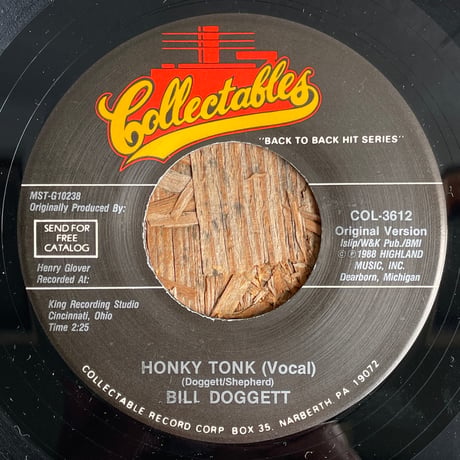 BILL DOGGETT / Honky Tonk / Tanya