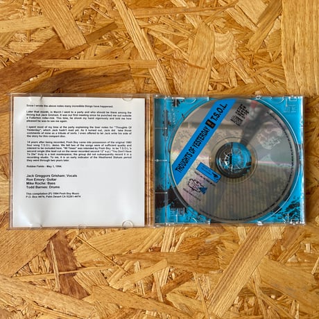 T.S.O.L. / Thoughts Of Yesterday 1981-1982
