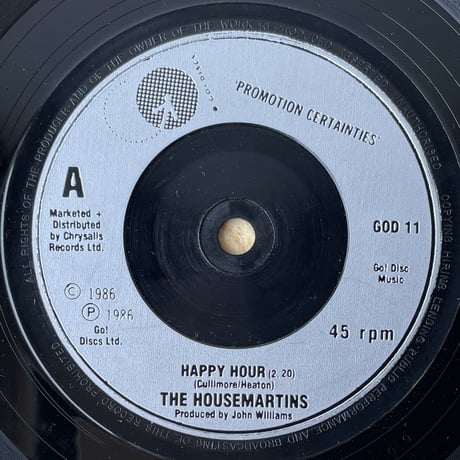 THE HOUSEMARTINS / Happy Hour