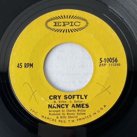 NANCY AMES / I Don't Want To Talk About It