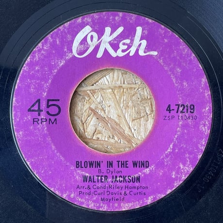 WALTER JACKSON / Blowin' In The Wind