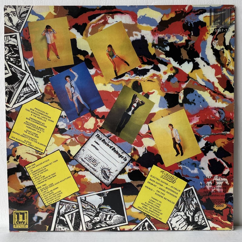 REZILLOS / Can't Stand The Rezillos | Oscillato