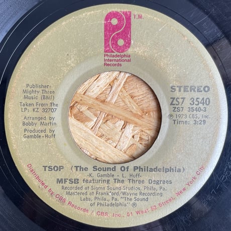MFSB feat. THE THREE DEGREES / TSOP (The Sound Of Philadelphia)
