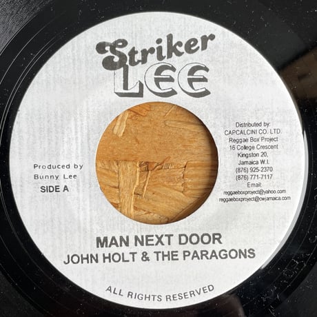 JOHN HOLT & THE PARAGONS / Man Next Door