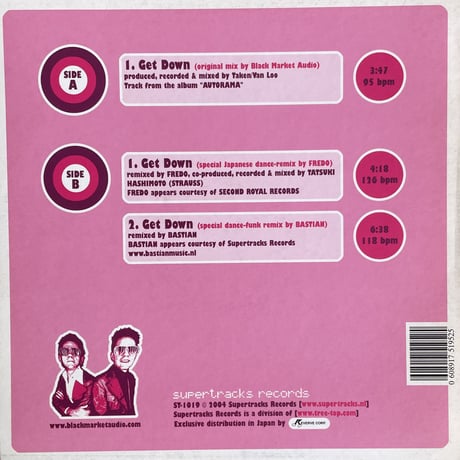 BLACK MARKET AUDIO / Get Down