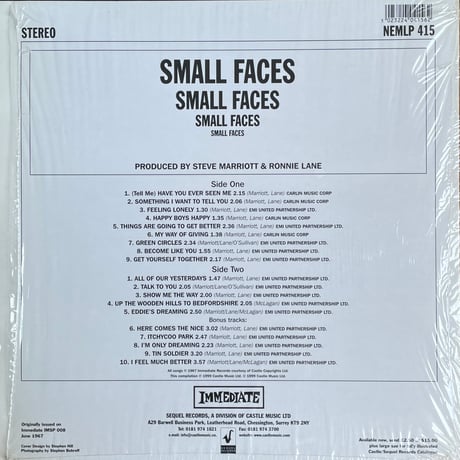 SMALL FACES / Small Faces
