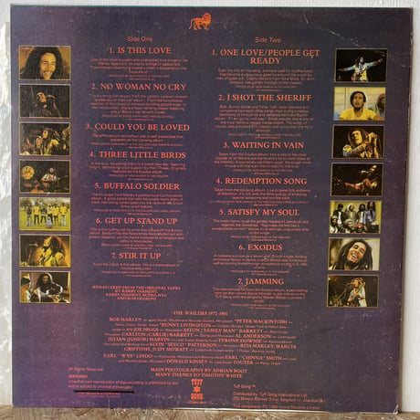 BOB MARLEY / Legend - The Best Of Bob Marley And The Wailers