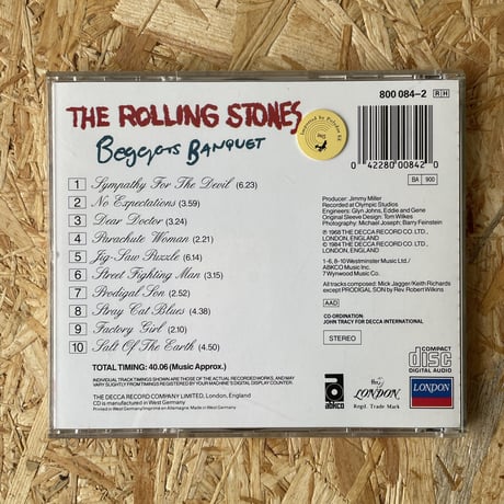 THE ROLLING STONES / Beggars Banquet