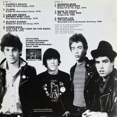 STIFF LITTLE FINGERS / Wasted Life: 13 Rare Tracks 1978-1980