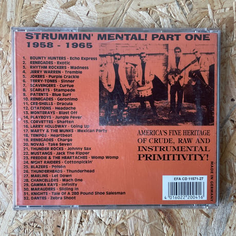 V.A. / Strummin' Mental! Part One (Raw, Rare And Rockin' Instrumentals 1958-1965)