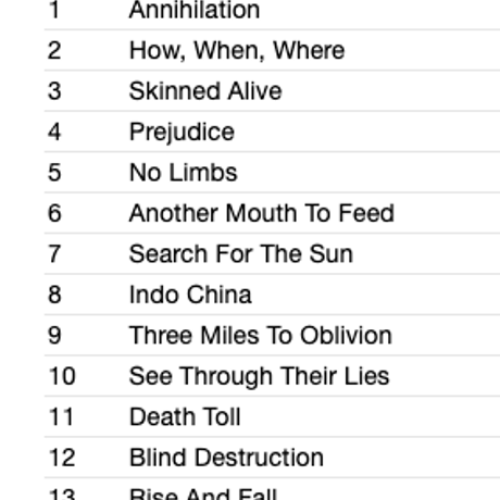 CRUCIFIX / Dehumanization