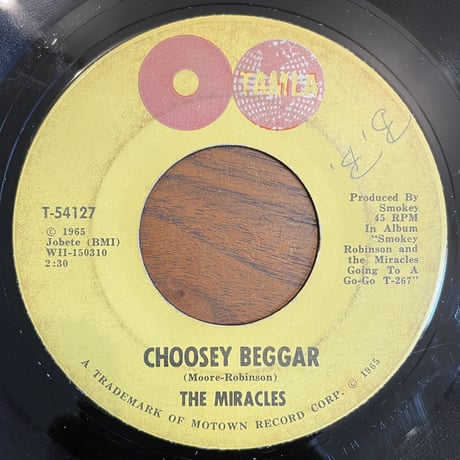 THE MIRACLES / Going To A Go-Go