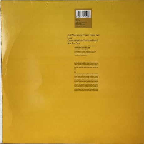 THE CHARLATANS / Just When You're Thinkin' Things Over