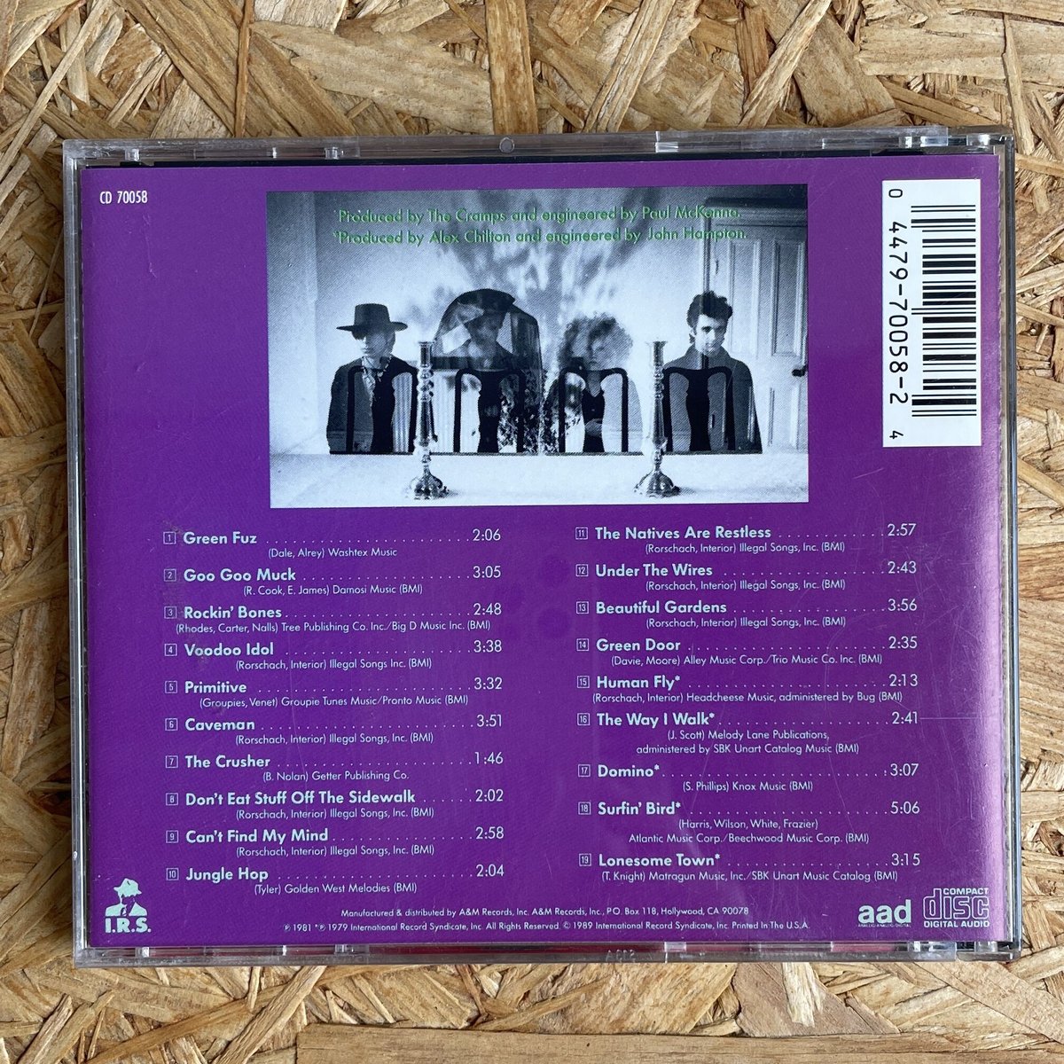 豪華７”Box（10枚）The Cramps クランプス ガレージ クラブヒット The CRAMPS （ザ・クランプス）新入荷！
