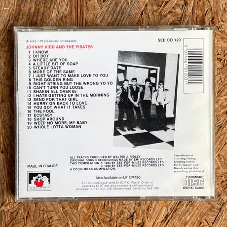 JOHNNY KIDD & THE PIRATES / Rarities