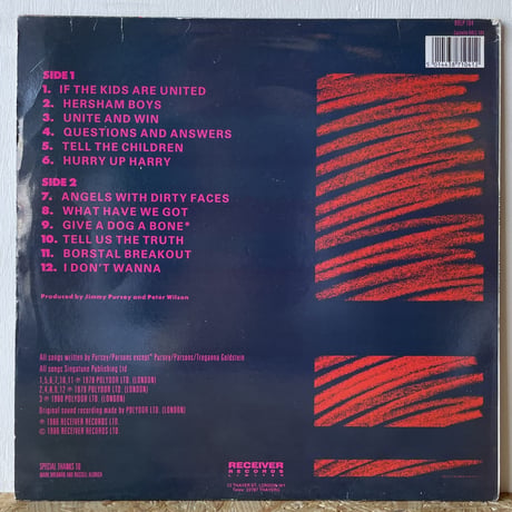SHAM 69 / Angels With Dirty Faces - The Best Of Sham 69