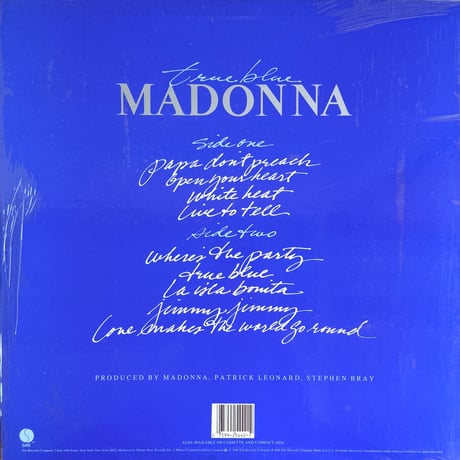 MADONNA / True Blue