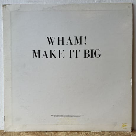 WHAM! / Make It Big