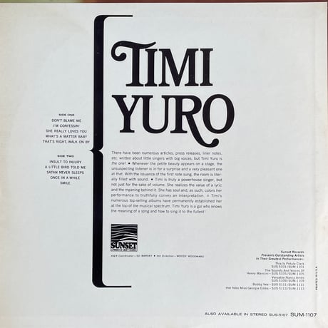 TIMI YURO / Timi Yuro