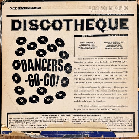 DANCERS-GO-GO / Discotheque Dancers Go! Go!