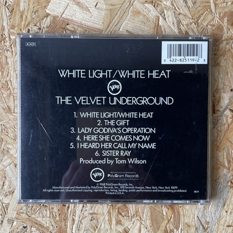 THE VELVET UNDERGROUND / White Light / White Heat