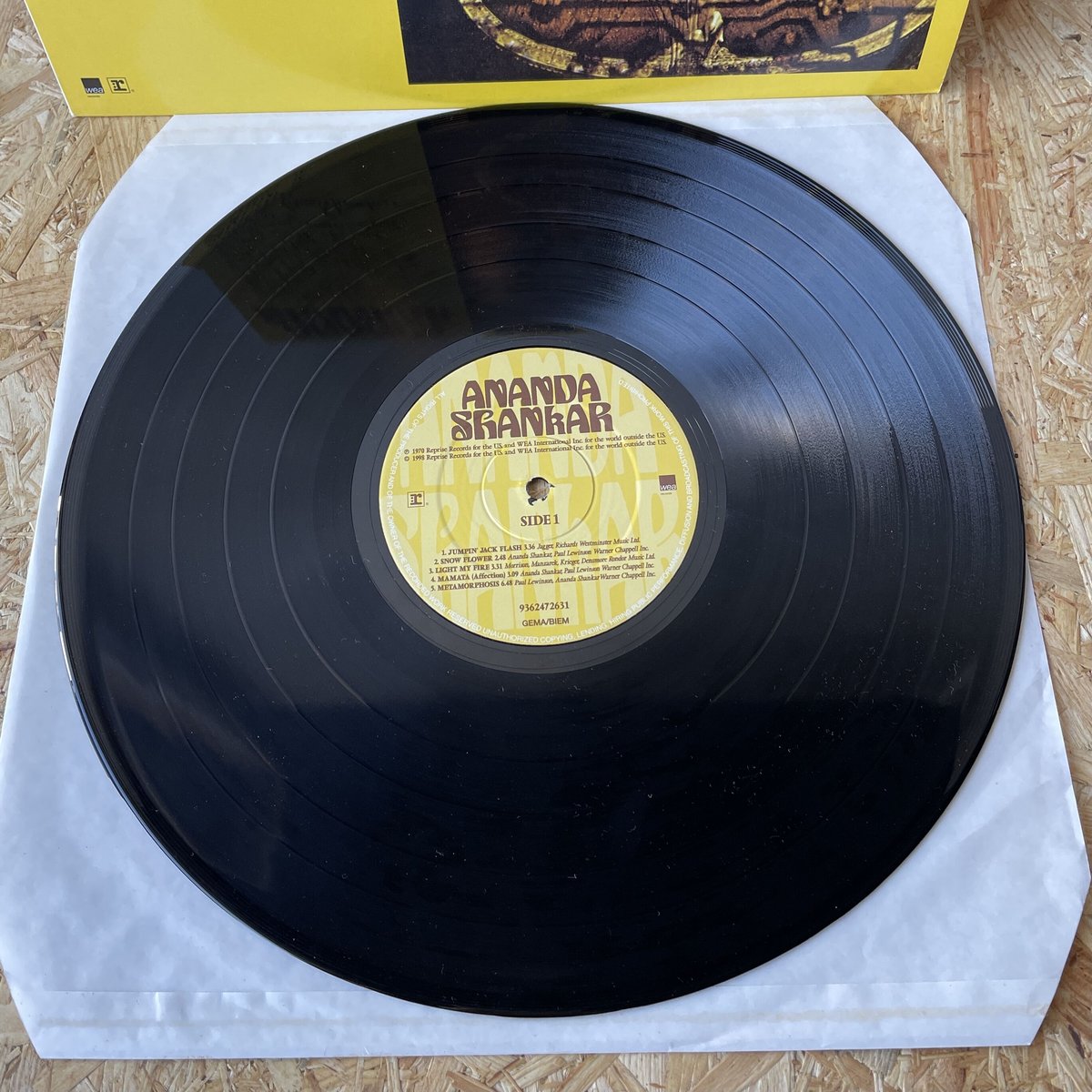 美品 ANANDA SHANKAR /アナンダ・シャンカール フリーソウル ANANDA SHANKAR AND HIS MUSIC/ANANDA SHANKAR/アナンダ・シャン