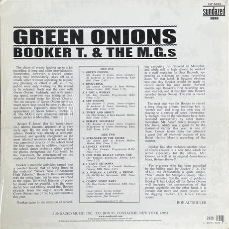 BOOKER T. & THE M.G.S / Green Onions