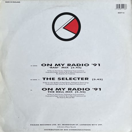 THE SELECTER / On My Radio '91