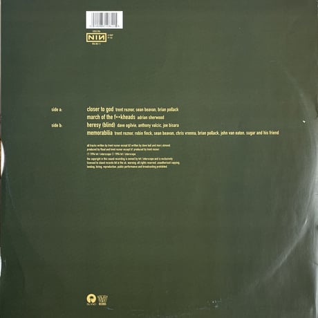 NINE INCH NAILS / Closer To God