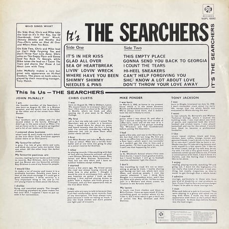 THE SEARCHERS / It's The Searchers