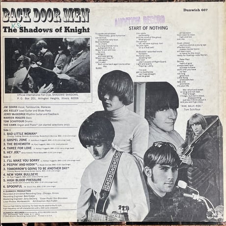THE SHADOWS OF KNIGHT / Back Door Men