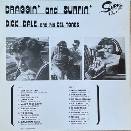 DICK DALE AND HIS DEL-TONES / Draggin' And Surfin'