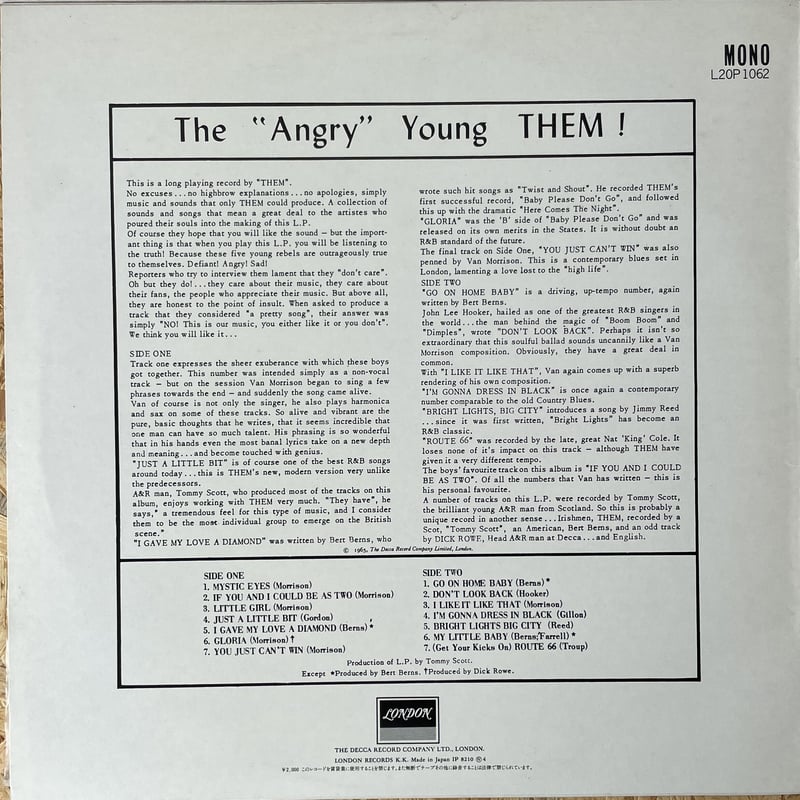 THEM / Them First - Featuring Van Morrison | Os