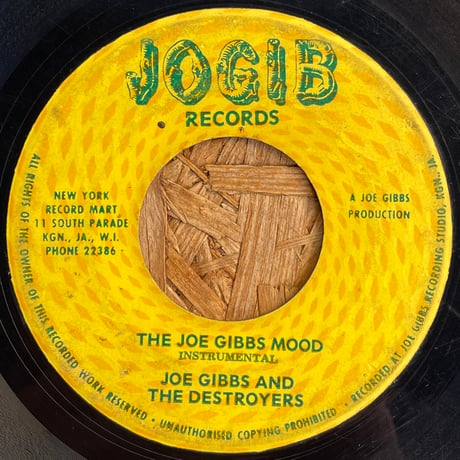 KEN PARKER WITH JOE GIBBS & THE DESTROYERS / Only Yesterday / The Joe Gibbs Mood