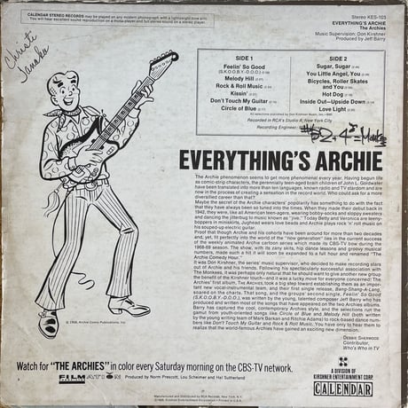 THE ARCHIES / Everything's Archie
