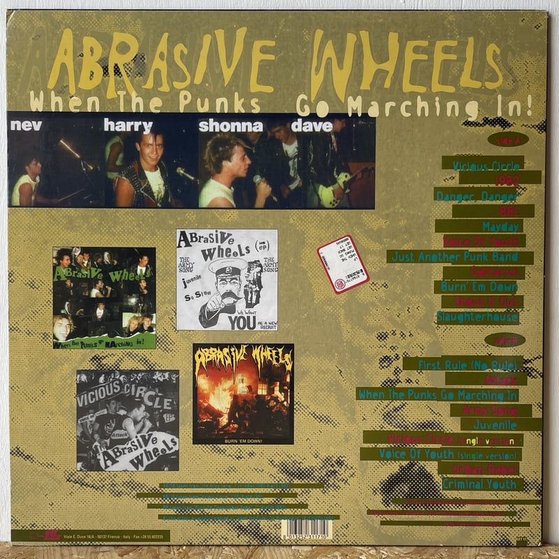 Abrasive Wheels – When The Punks… ABRASIVE WHEELS / When The Punks Go Marching In